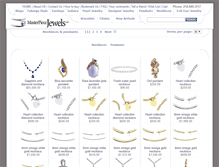 Tablet Screenshot of necklaces-pendants.masterpiecejewels.com