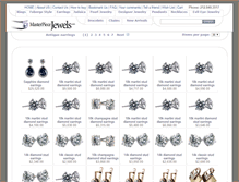 Tablet Screenshot of antique-earrings.masterpiecejewels.com